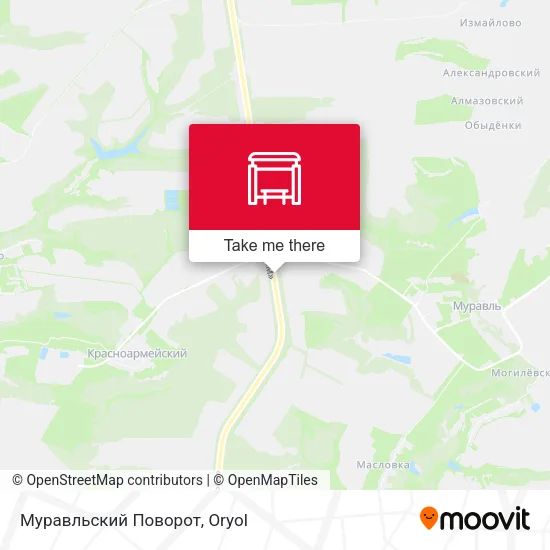 Муравльский Поворот map