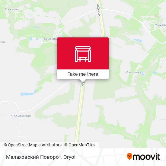 Малаховский Поворот map