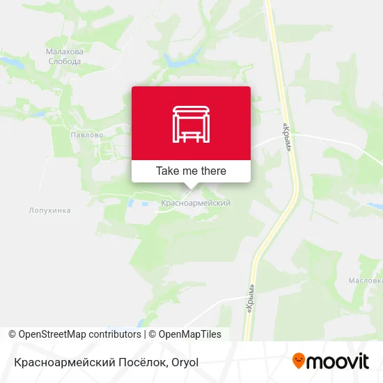 Красноармейский Посёлок map