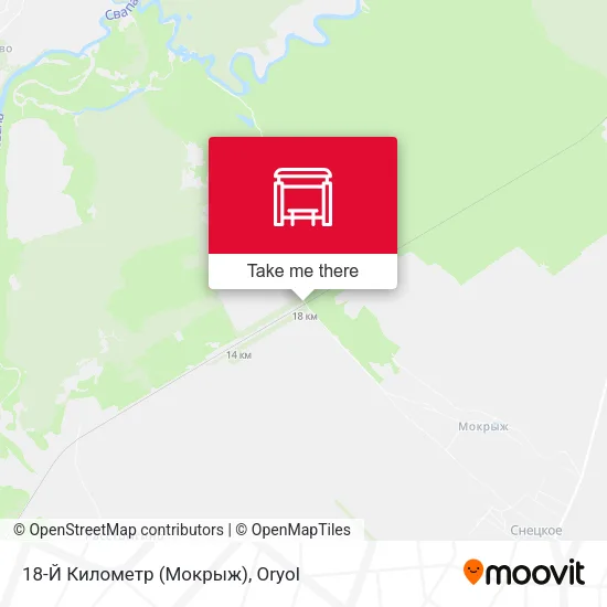 18-Й Километр (Мокрыж) map