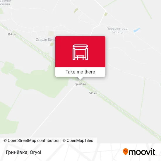 Гринёвка map