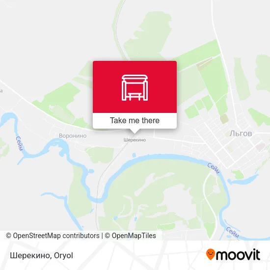 Шерекино map
