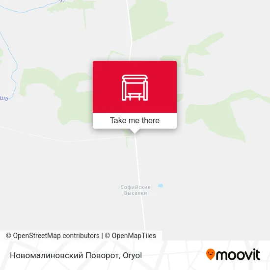Новомалиновский Поворот map