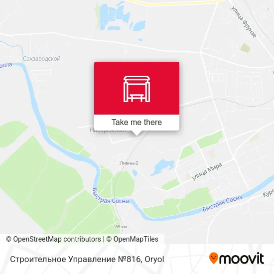 Строительное Управление №816 map