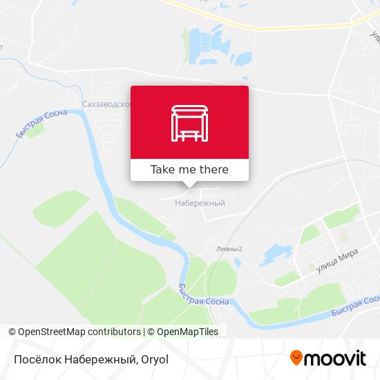 Посёлок Набережный map