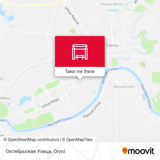 Октябрьская Улица map