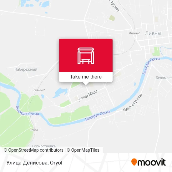Улица Денисова map