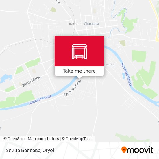 Улица Беляева map