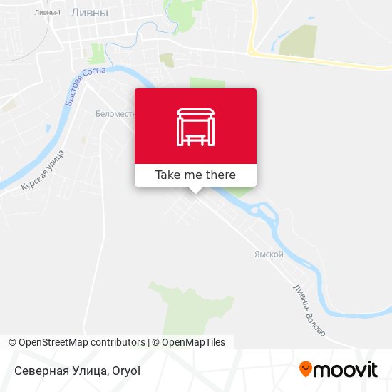Северная Улица map