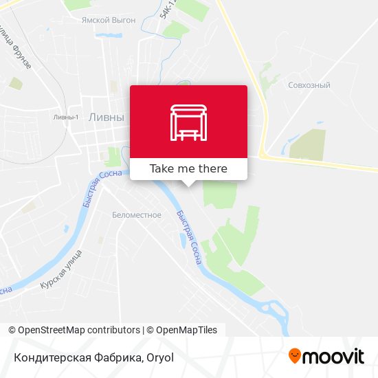 Кондитерская Фабрика map