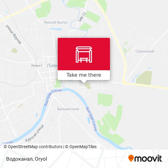 Водоканал map