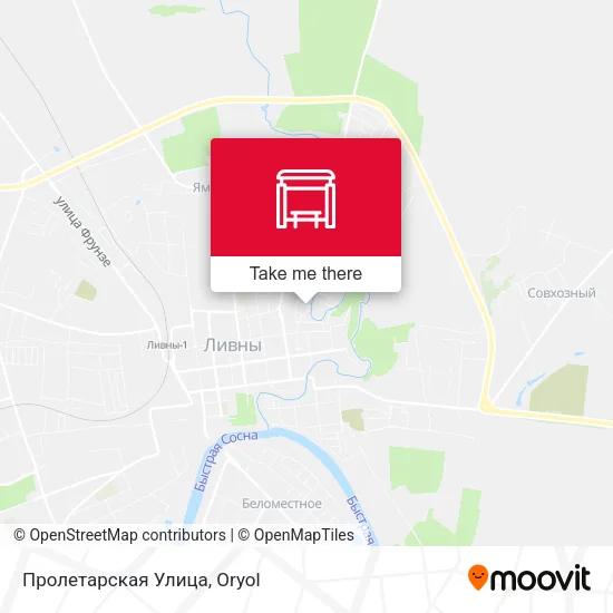 Пролетарская Улица map