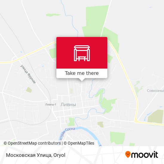 Московская Улица map