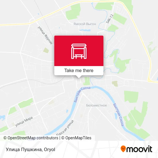 Улица Пушкина map