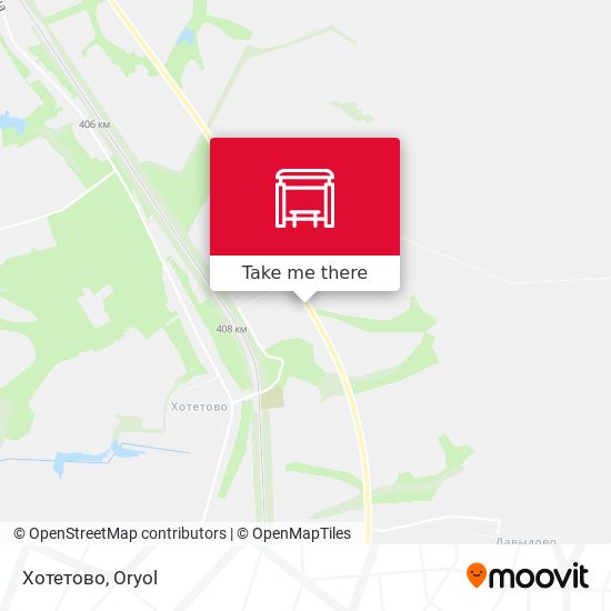 Хотетово map