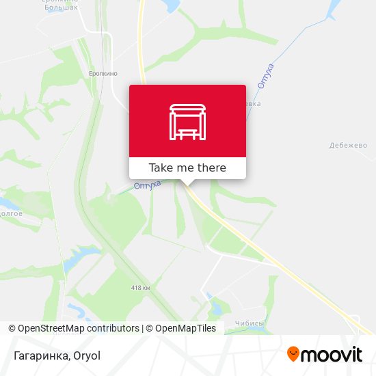 Гагаринка map
