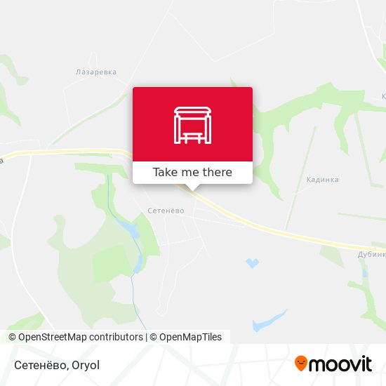 Сетенёво map