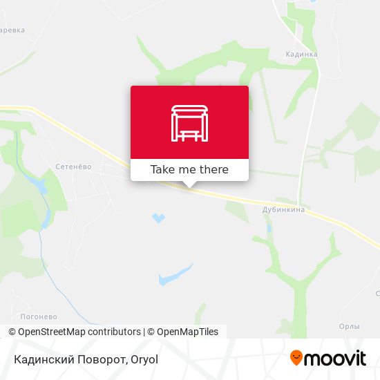 Кадинский Поворот map