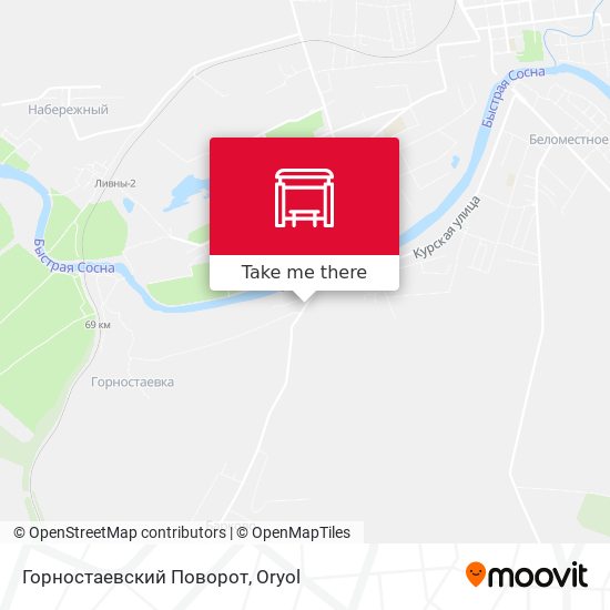 Горностаевский Поворот map