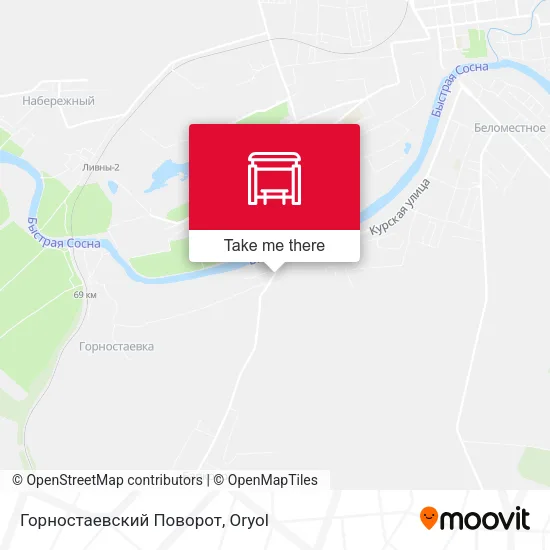 Горностаевский Поворот map
