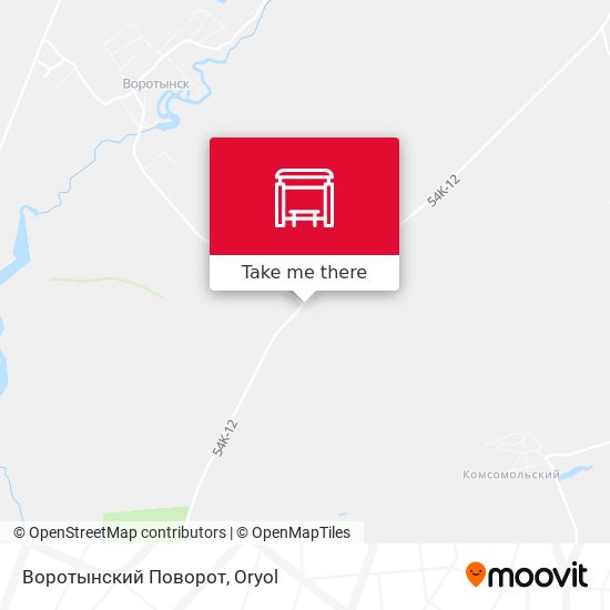 Воротынский Поворот map