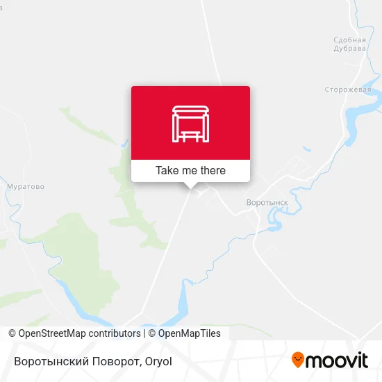 Воротынский Поворот map