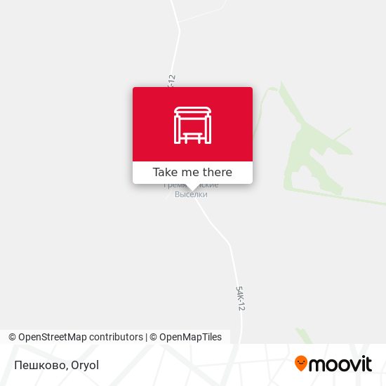 Пешково map