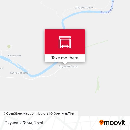 Окуневы Горы map