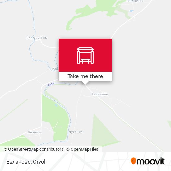 Евланово map