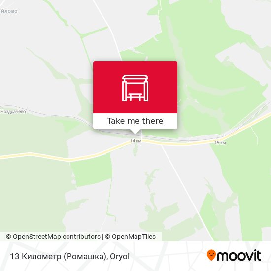 13 Километр (Ромашка) map