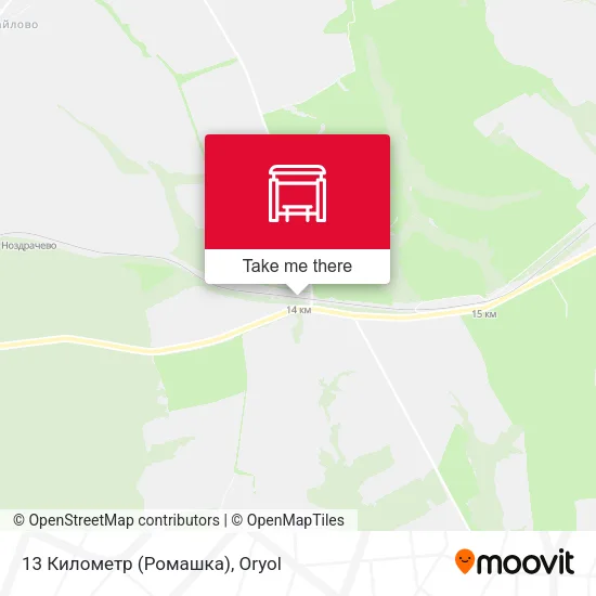 13 Километр (Ромашка) map