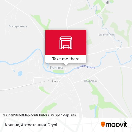 Колпна, Автостанция map