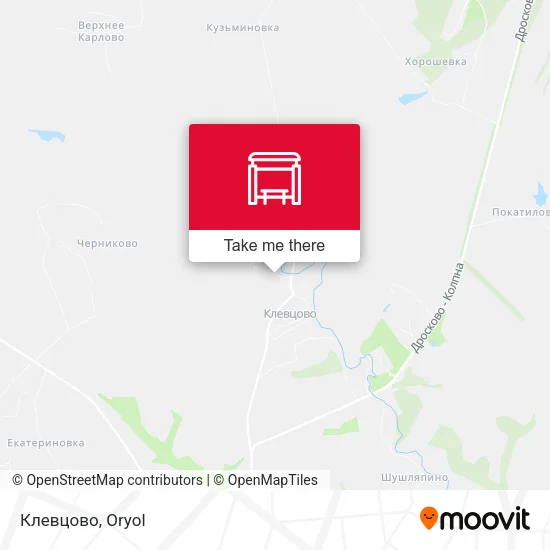 Клевцово map