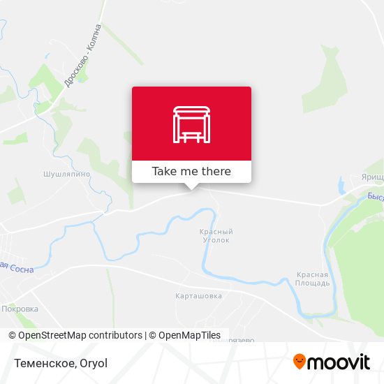 Теменское map