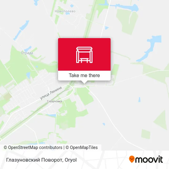 Глазуновский Поворот map
