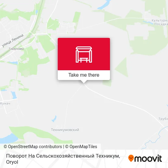 Поворот На Сельскохозяйственный Техникум map
