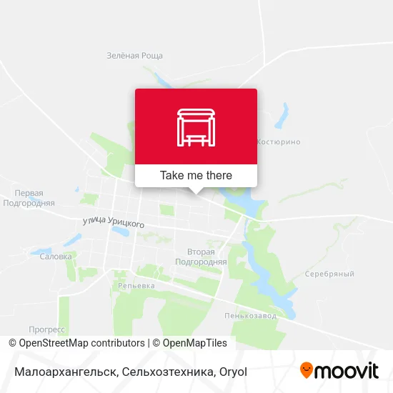 Малоархангельск, Сельхозтехника map