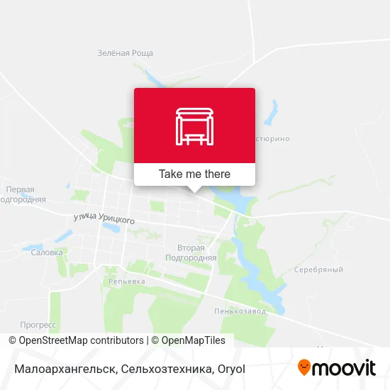 Малоархангельск, Сельхозтехника map