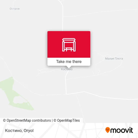 Костино map