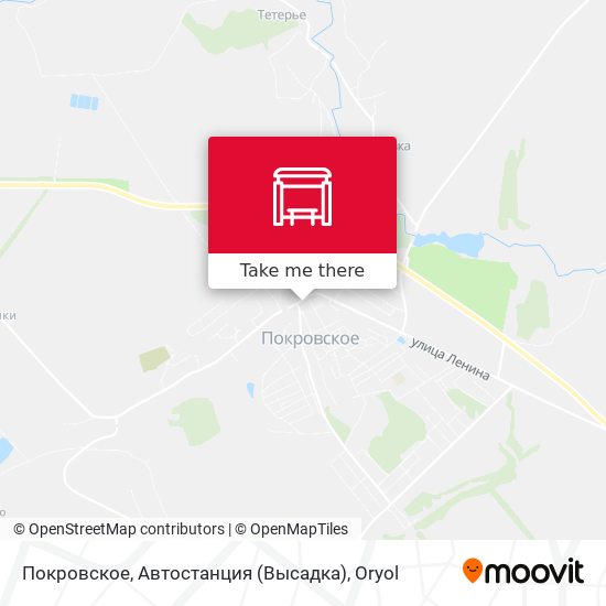 Покровское, Автостанция (Высадка) map