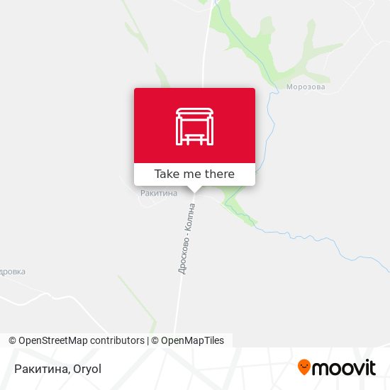 Ракитина map