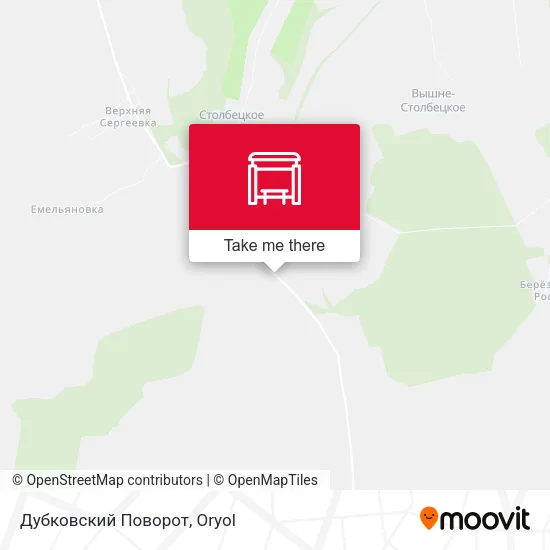 Дубковский Поворот map
