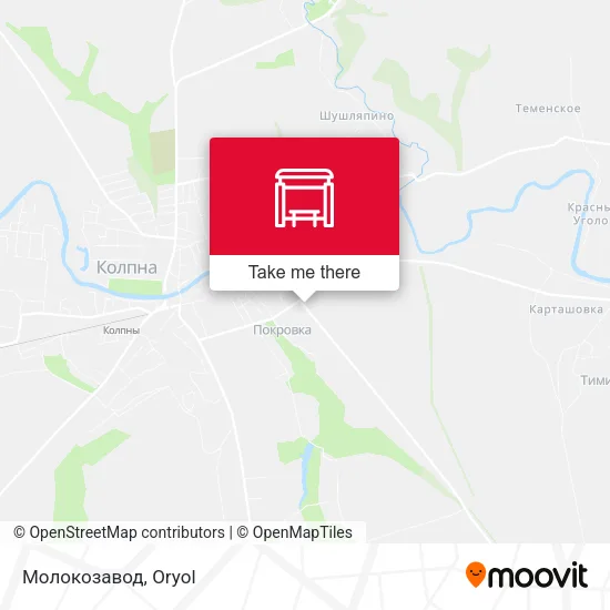 Молокозавод map