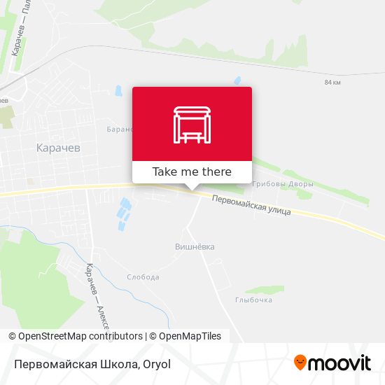 Первомайская Школа map