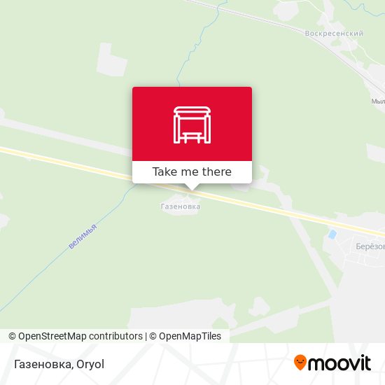 Газеновка map