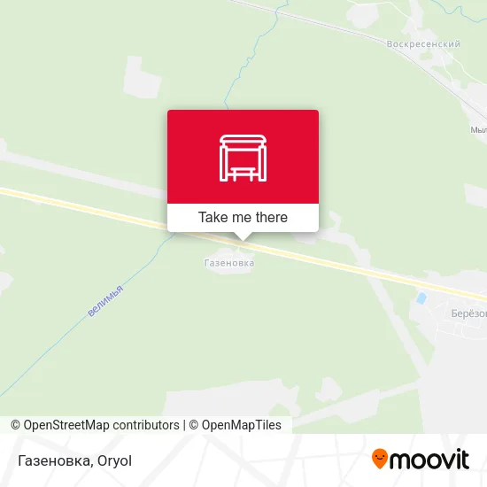 Газеновка map