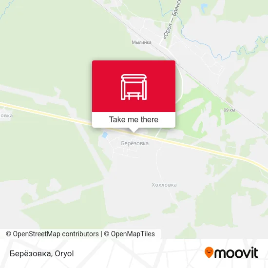 Берёзовка map