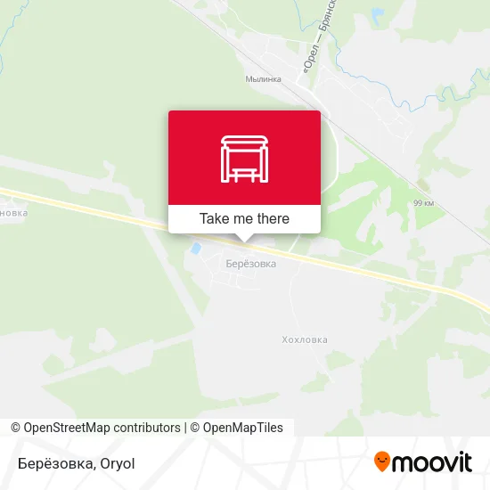 Берёзовка map