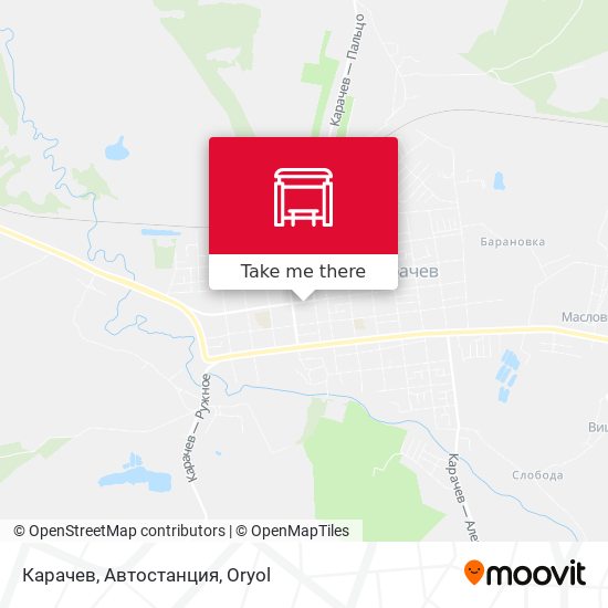 Карачев, Автостанция map