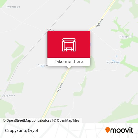 Старухино map